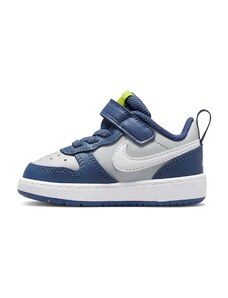 Nike Court Borough Low Tdv scarpe grigie blu kids