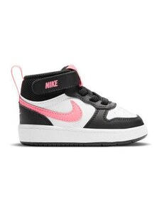 Nike Court Borough Mid Tdv black pink kids