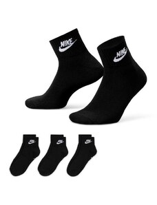 Calze alla caviglia Nike Everyday Essential (3 paia) NERO