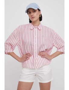 North Sails camicia donna colore rosa 065387