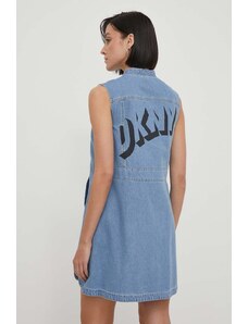 Dkny vestito di jeans colore blu D2A4BX52
