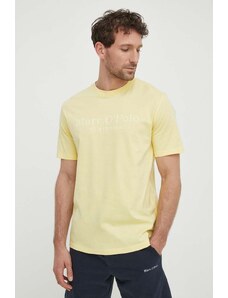 Marc O'Polo t-shirt in cotone uomo colore giallo