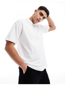 New Look - Polo oversize bianca-Bianco