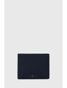 Tommy Hilfiger portafoglio in pelle uomo colore blu navy
