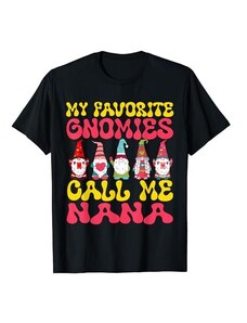 My Favorite Gnomies Call Me Nana -Christmas Pajama My Favorite Gnomies Call Me Nana - Christmas Matching Family Maglietta