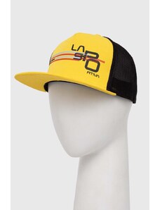 LA Sportiva berretto da baseball Stripe Cub colore giallo