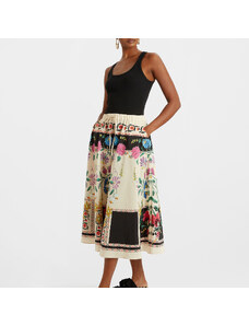 La DoubleJ Skirts gend - Drawstring Skirt Plaza Placée Ivory L 100% Polyester