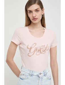 Guess t-shirt donna colore rosa W4GI30 J1314