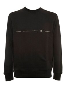 Calvin Klein Felpa nera con fascia logo