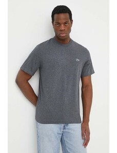 Lacoste t-shirt in cotone uomo colore grigio