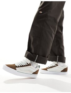 Vans - Knu Skool - Sneakers bianco sporco e marroni-Multicolore