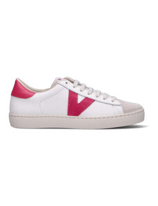 VICTORIA Sneaker donna bianca/rosa in suede SNEAKERS