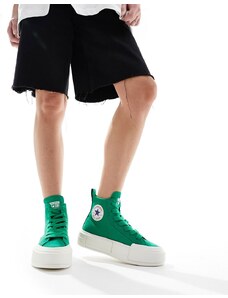 Converse - Cruise Hi - Sneakers alte verdi con lacci spessi-Verde