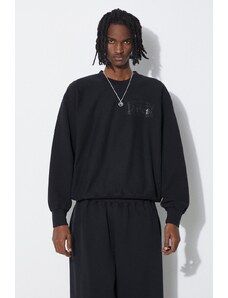 Aries felpa in cotone Premium Temple Sweatshirt uomo colore nero COAR20000