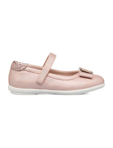 Ballerine rosa da bambina con glitter sul tallone Le scarpe di Alice