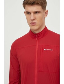 Montane giacca antivento Featherlite colore rosso MFLJK15