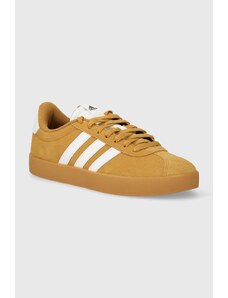 adidas sneakers in camoscio VL COURT 3.0 colore giallo ID9183
