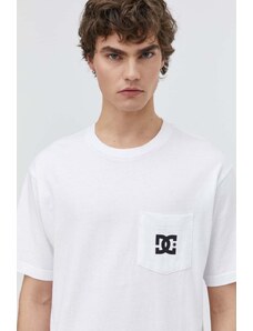 DC t-shirt in cotone uomo colore bianco ADYZT05377