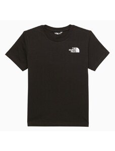 The North Face T-Shirt girocollo nera in cotone con logo