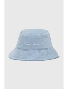 Tommy Jeans cappello in denim colore blu