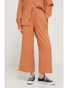 Billabong pantaloni in cotone Follow Me colore arancione ABJNP00420