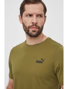 Puma t-shirt uomo colore verde 624264