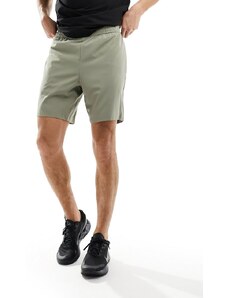 ASOS 4505 - Icon - Pantaloncini da allenamento quick dry kaki da 18 cm-Verde