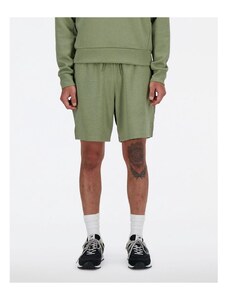 New Balance - Tech - Pantaloncini in maglia da 7" verdi-Verde