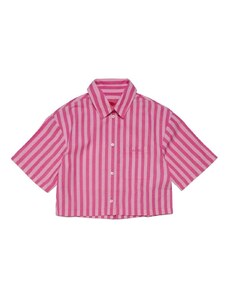 MAX&CO. KIDS Camicia rosa righe verticali