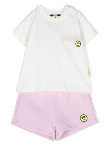 BARROW KIDS Set t-shirt/ short bianco-rosa neonata