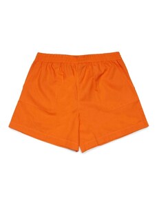 MAX&CO. KIDS Short arancione logo ricamo