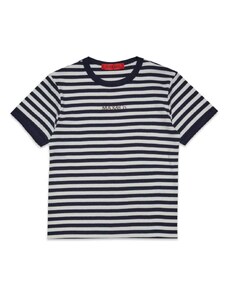 MAX&CO. KIDS T-shirt bianco/blu righe orizzontali