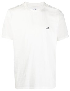 CP COMPANY T-shirt bianca mini logo petto