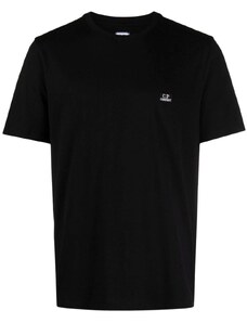 CP COMPANY T-shirt nero mini logo petto