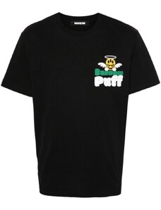 BARROW T-shirt nera Puff Print