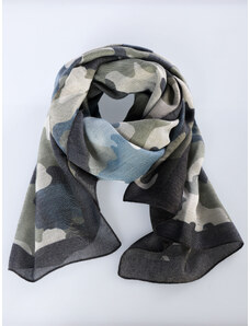 sciarpa da uomo Qb24 camouflage con profilo