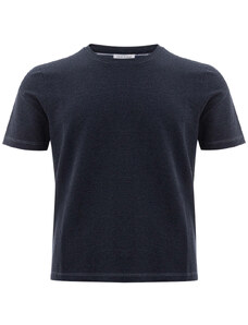 T-Shirt in Cotone Blu Gran Sasso 48 Blu 2000000015026 P2019601889990080503