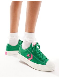 Converse - Star Player 76 Ox - Sneakers verdi e rosa-Verde