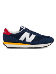Sneakers blu da uomo con maxi-logo laterale New Balance 237