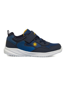 Sneakers blu navy da ragazzo con logo laterale Lumberjack Kidza GS