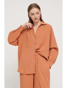 Billabong camicia in cotone Swell donna colore arancione ABJWT00487