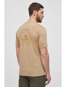 Salewa maglietta da sport Eagle Sheep Camp Dry colore beige 00-0000028910