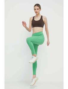 Reebok leggings da allenamento Lux colore verde 100076175