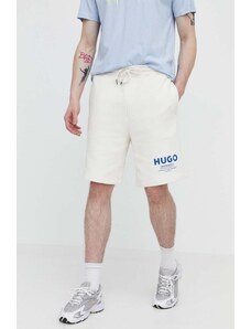 Hugo Blue pantaloncini in cotone colore beige