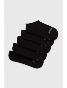 Skechers calzini pacco da 5 colore nero