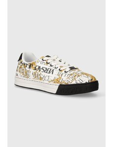Versace Jeans Couture sneakers in pelle Court 88 colore bianco 76YA3SK6 ZPA60 G03