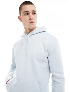 HUGO BLUE - Felpa comoda bianca con logo-Bianco