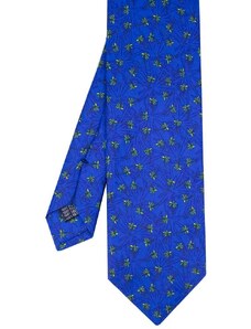 Cravatta Palme blu in seta - TU VARI - FEFE NAPOLI 15217980101 - C