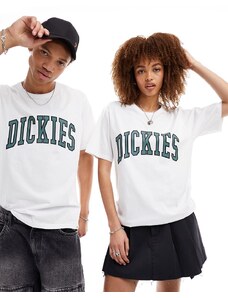 Dickies - Aitken - T-shirt bianca con logo grande-Bianco