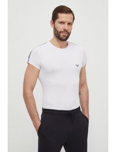 Emporio Armani Underwear maglietta lounge colore bianco con applicazione 111035 4R523